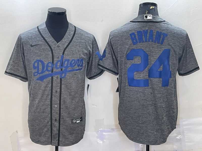Men's Los Angeles Dodgers #24 Kobe Bryant Grey Gridiron Cool Base Stitched Baseball Jersey,We sell and wholesale Men's Los Angeles Dodgers #24 Kobe Bryant Grey Gridiron Cool Base Stitched Baseball Jersey on line form chian!